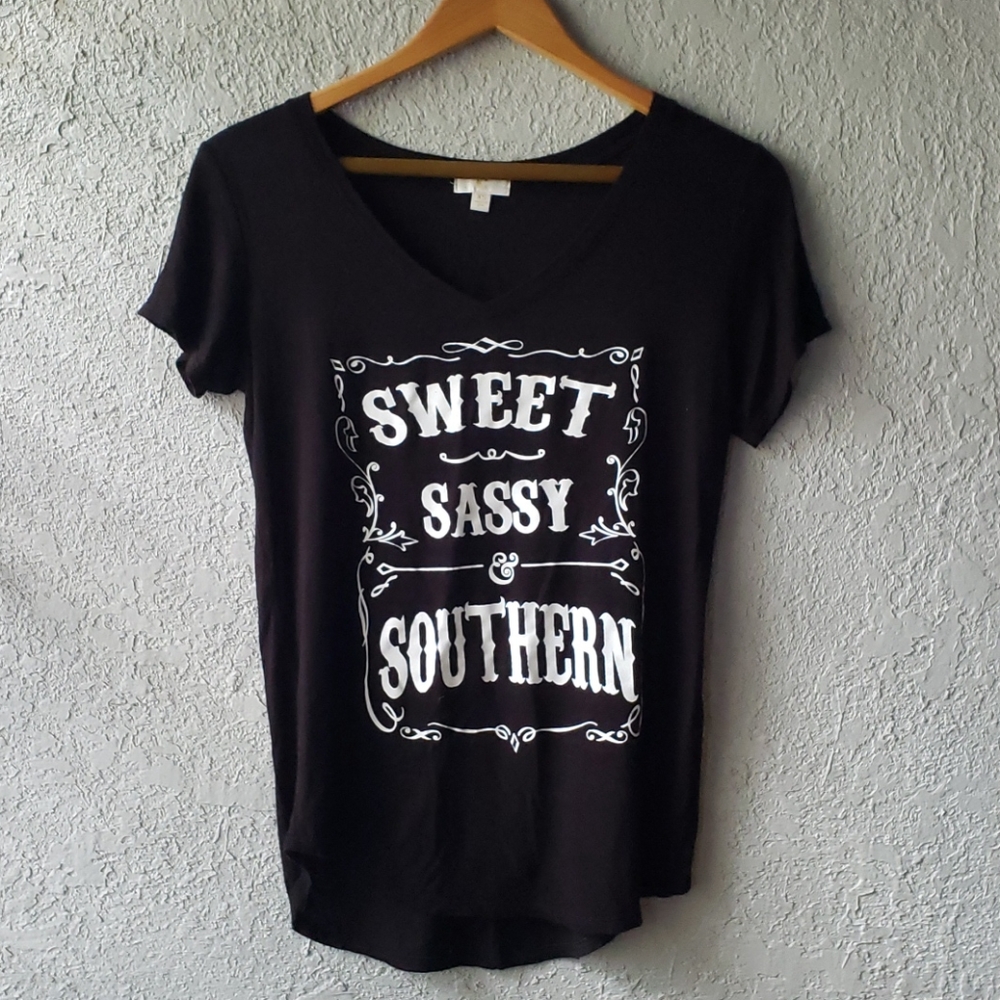 Charming Charlie Sweet Sassy & Southern Shirt